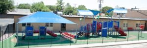 shade structure for a school